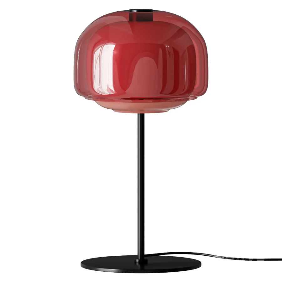 Elvrynor Nordic Colorful Glass Table Lamp - Image 3