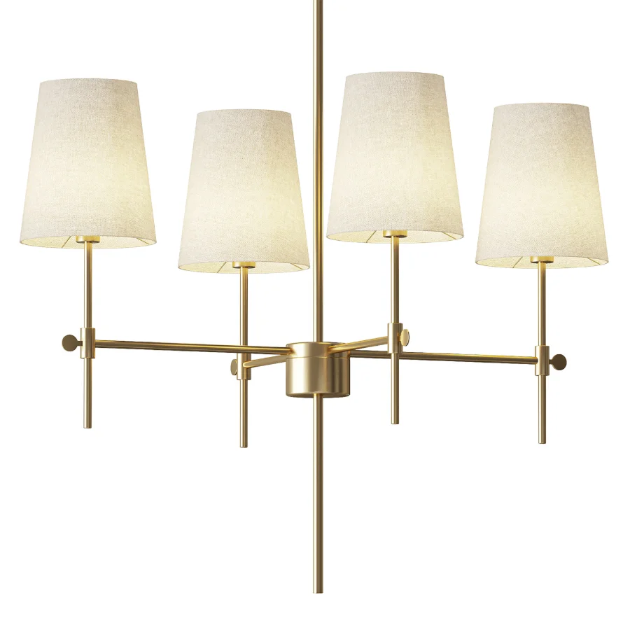 Agathon 4 Light Dimmable Chandelier - Image 1