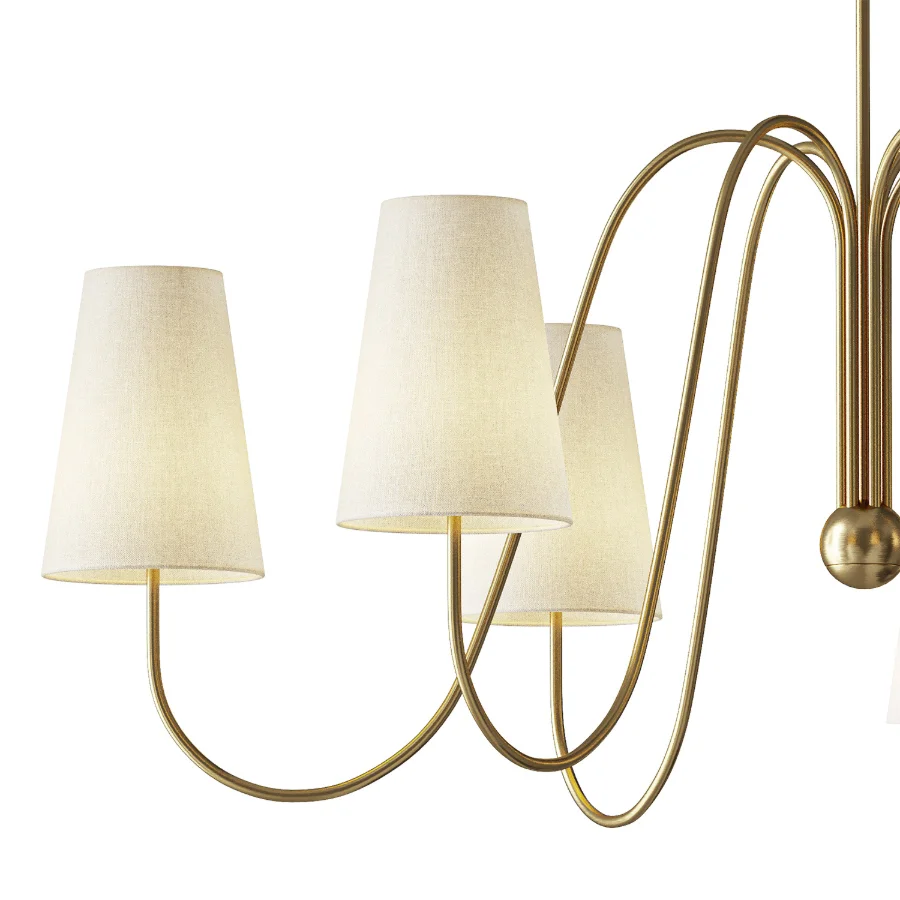 Palmer Metal Round Chandelier - Image 2