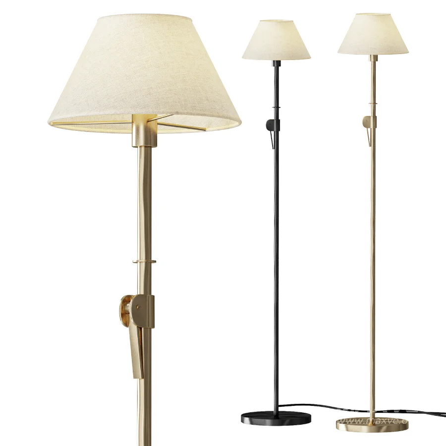 Sherman Metal Adjustable Reading Floor Lamp - Image 1