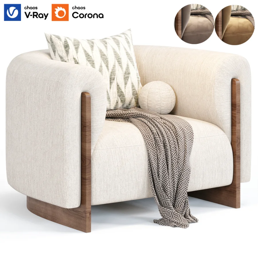 Sierra Accent Armchair By Classic Home - Image 5