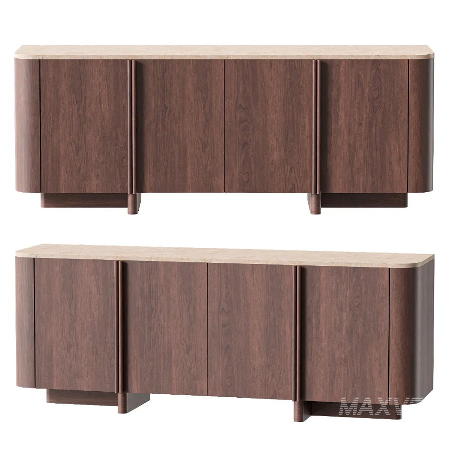 Sideboard Oak Wood Liam Room - Image 2