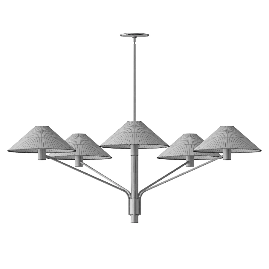 West Elm Devon Chandelier - Image 3