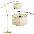 Possini Euro Raymond Warm Gold Adjustable Boom Arc Floor Lamp - Thumbnail 1
