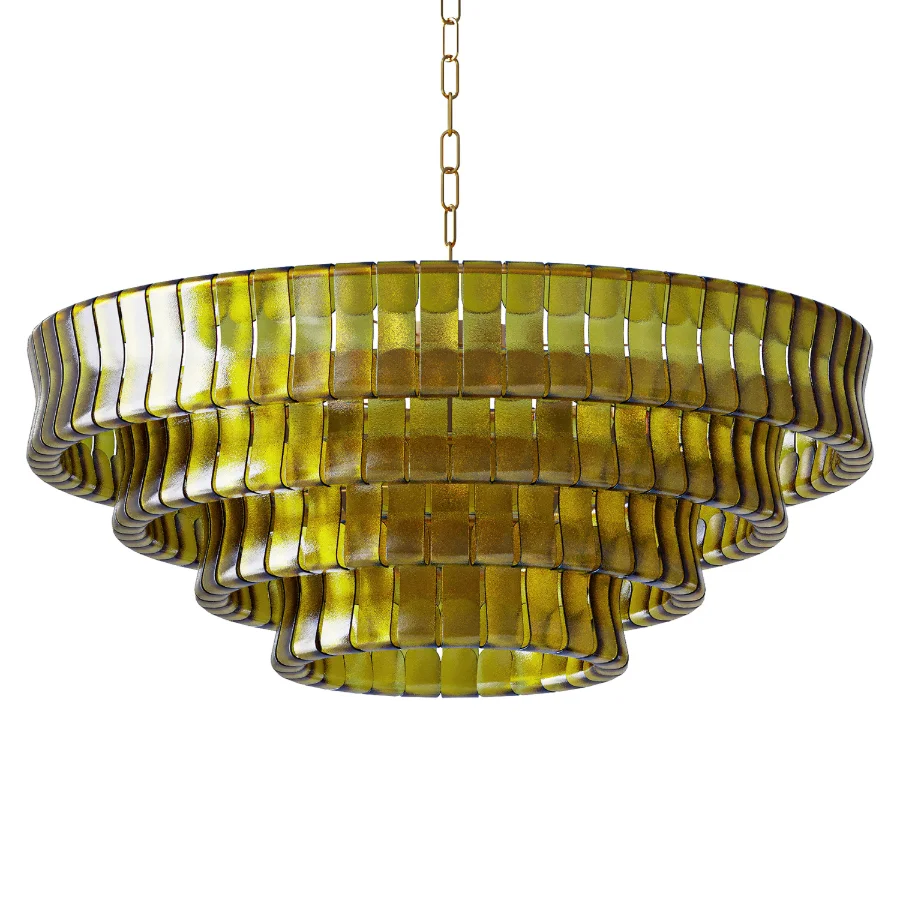 Riviera Vintage French Crystal Chandelier - Image 4