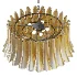 Petal Amber Murano Glass Chandelier - Thumbnail 3