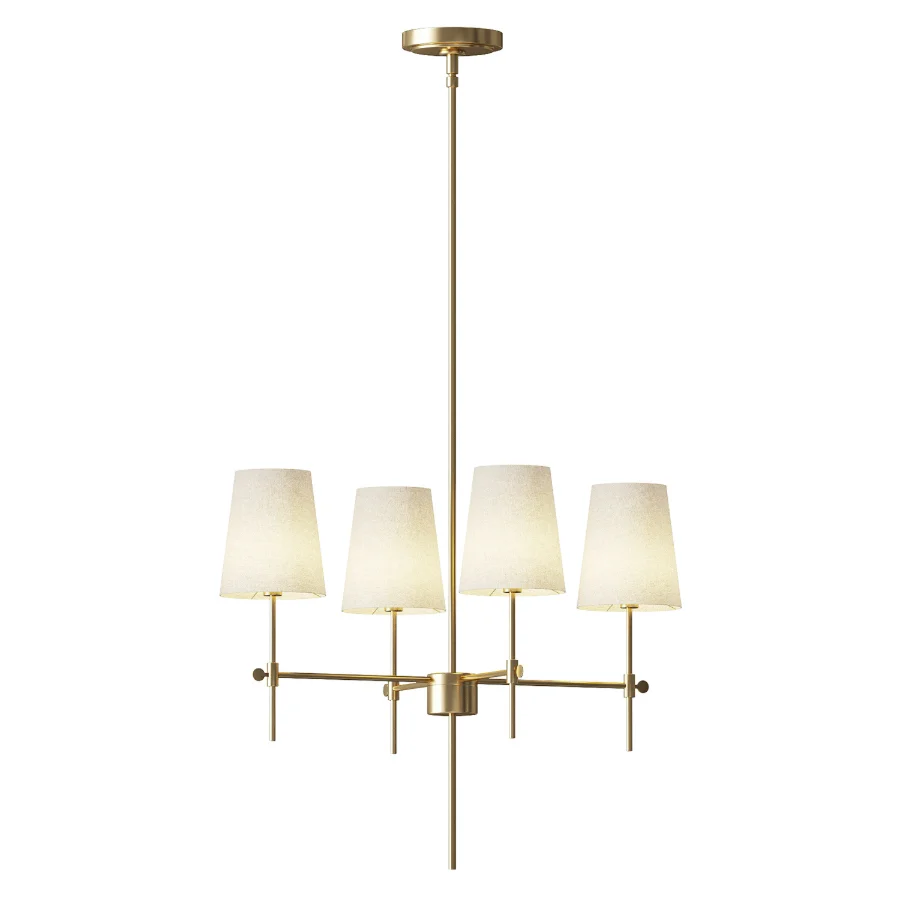 Agathon 4 Light Dimmable Chandelier - Image 2