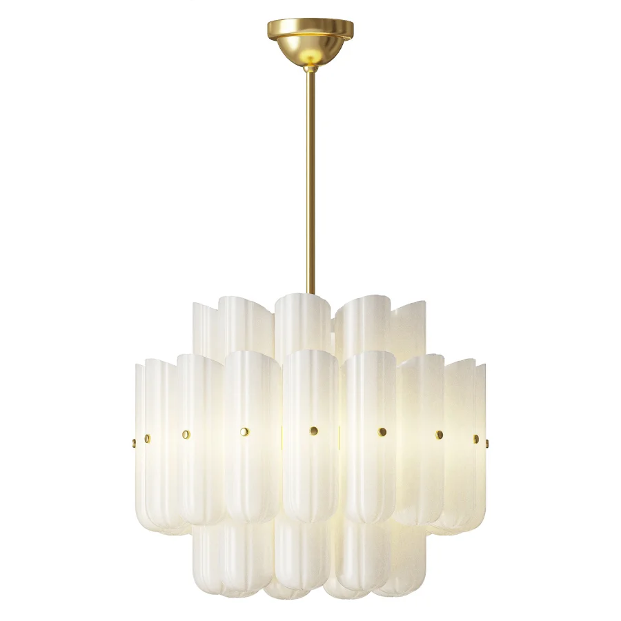 Rejuvenation Roll and Hill Lorna Double Tier Chandelier - Image 2