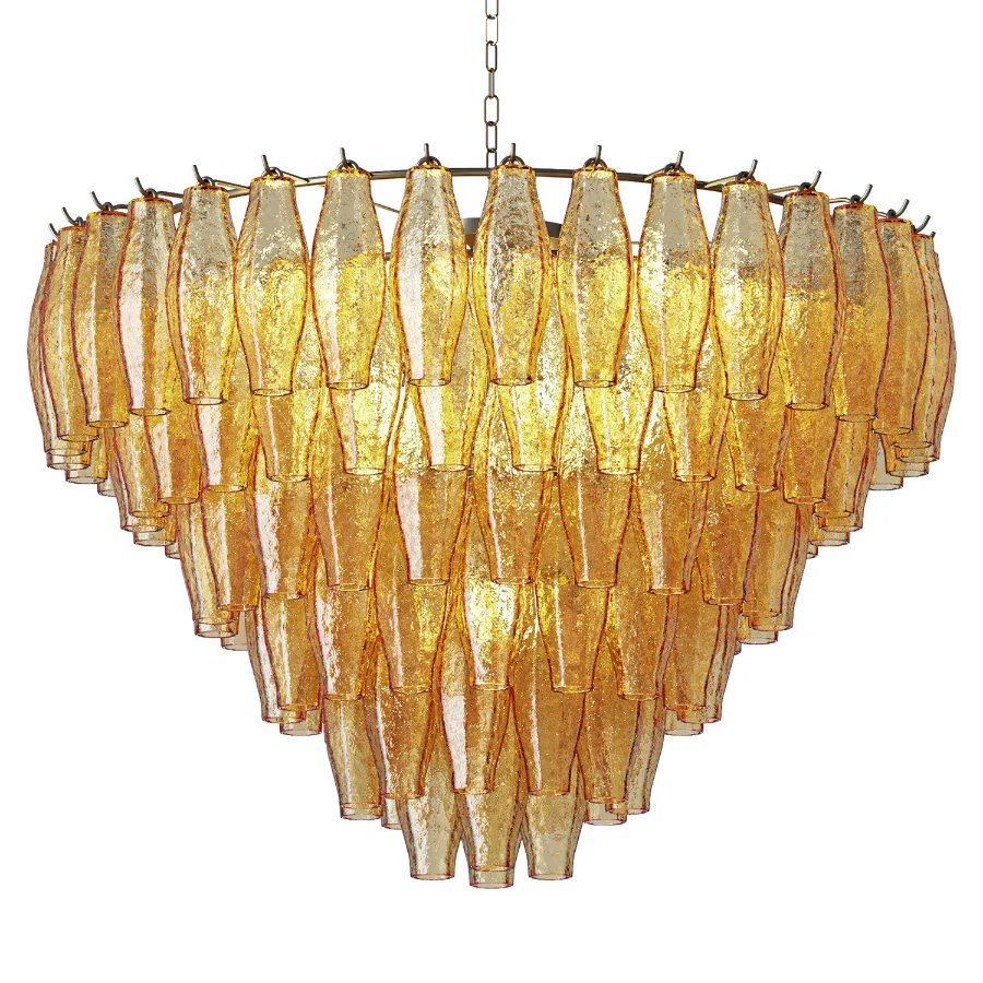 Venini Murano Glass Chandelier - Image 1