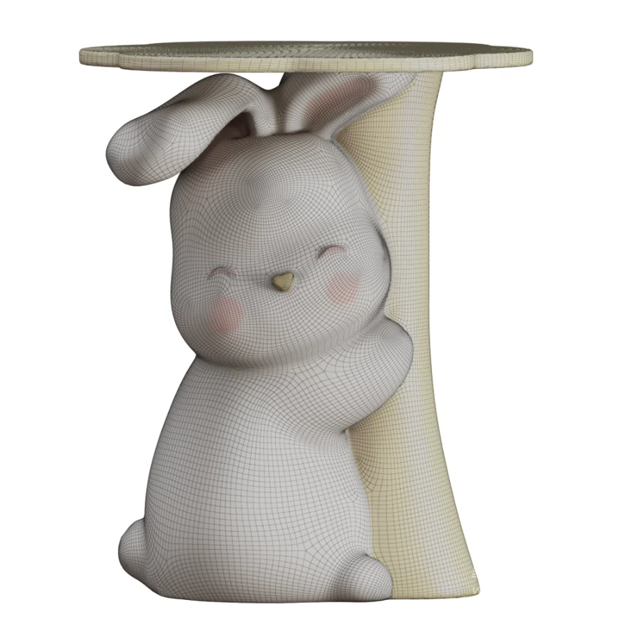 Rabbit_Pedestal_Table_Kids_Room_Decor - Image 5