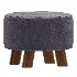 Joylove Small Wooden Stool - Thumbnail 3