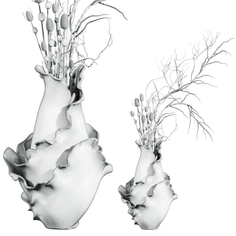 Dry branch in vase - Image 3