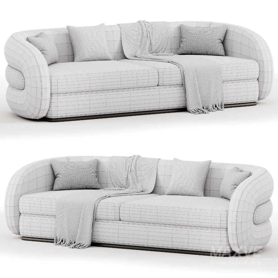 Verona Soffgrupp Beige Guld Sofa - Image 7