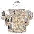 Allegri Crystal Rondelle 47 Inch 3 Tier Pendant - Thumbnail 1