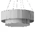Luminaire Lucciano Circular Fabric Chandelier D50 - Thumbnail 3