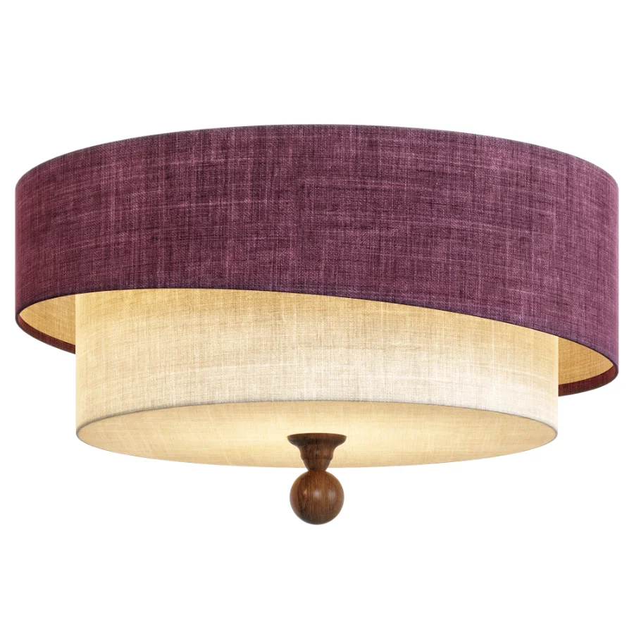Layered Fabric Ceiling Light - Image 5