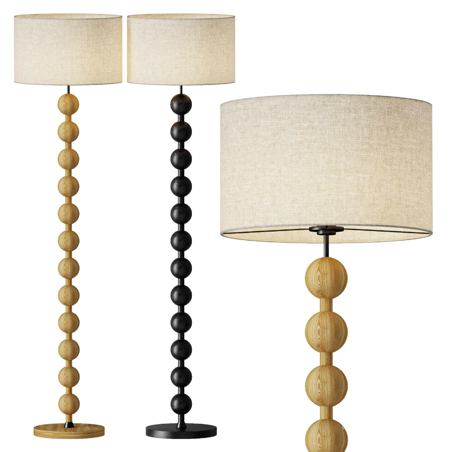Hugo Barbell Floor Lamp - Image 1