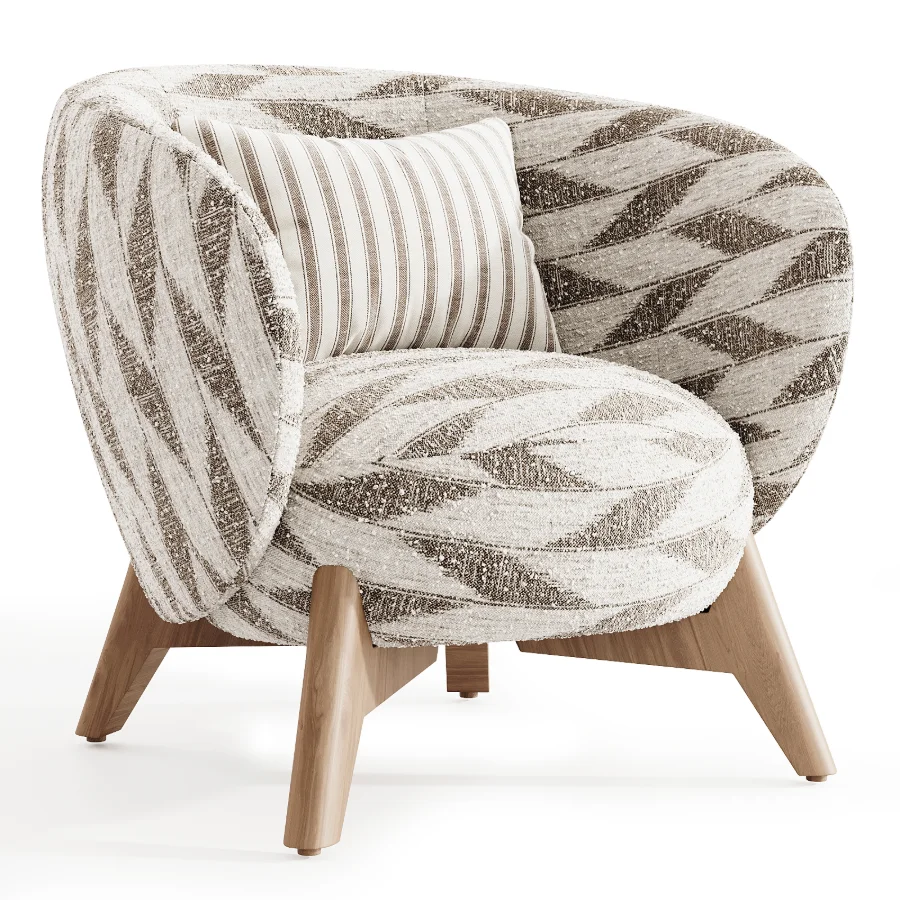 Tilar Blue Matting Chair - Image 4