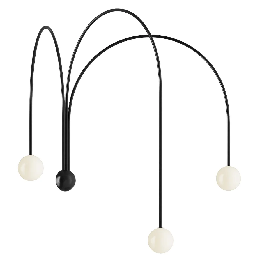 Nordic Simple Lines LED Iron Decorative Wall Lamp - Image 4