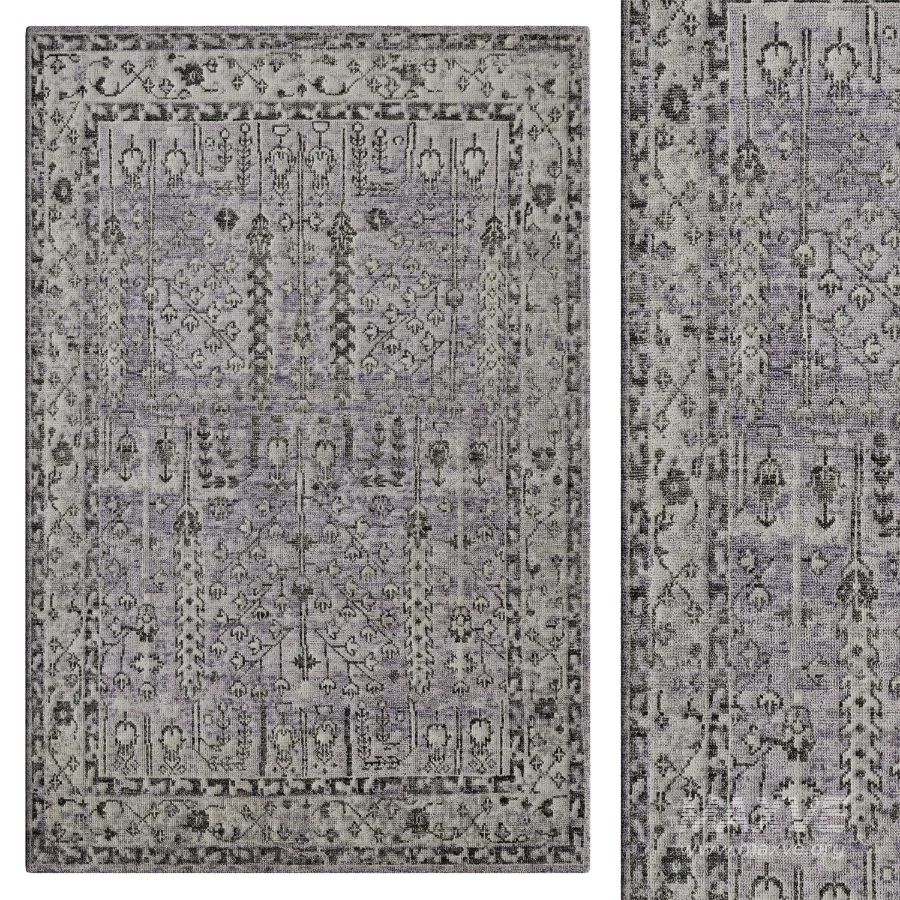 Jaecee Wool Oriental Area Rug - Image 1