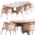 Arya K Chair and Onis Dining Table - Thumbnail 4