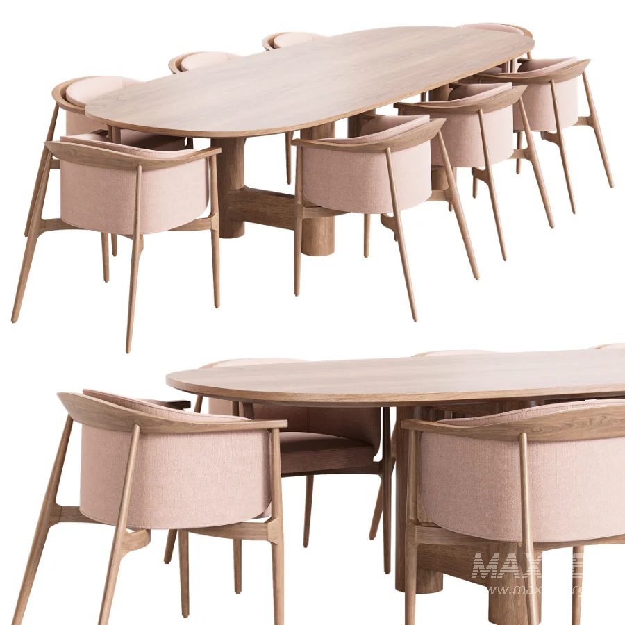 Arya K Chair and Onis Dining Table - Image 4