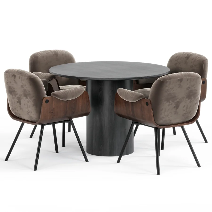 Type Table and Laurel Chair - Image 6