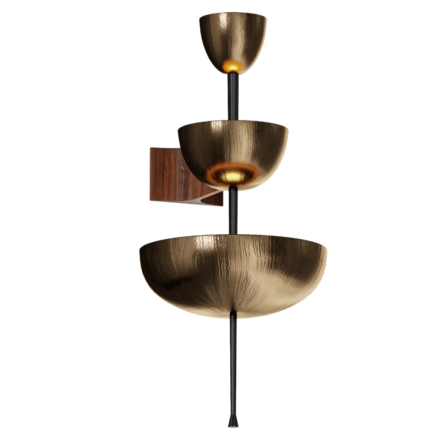 Achille Salvagni Simposio Single Bronze Sconce - Image 2