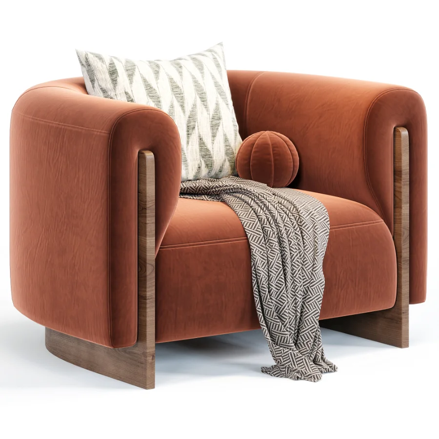 Sierra Accent Armchair By Classic Home - Image 6