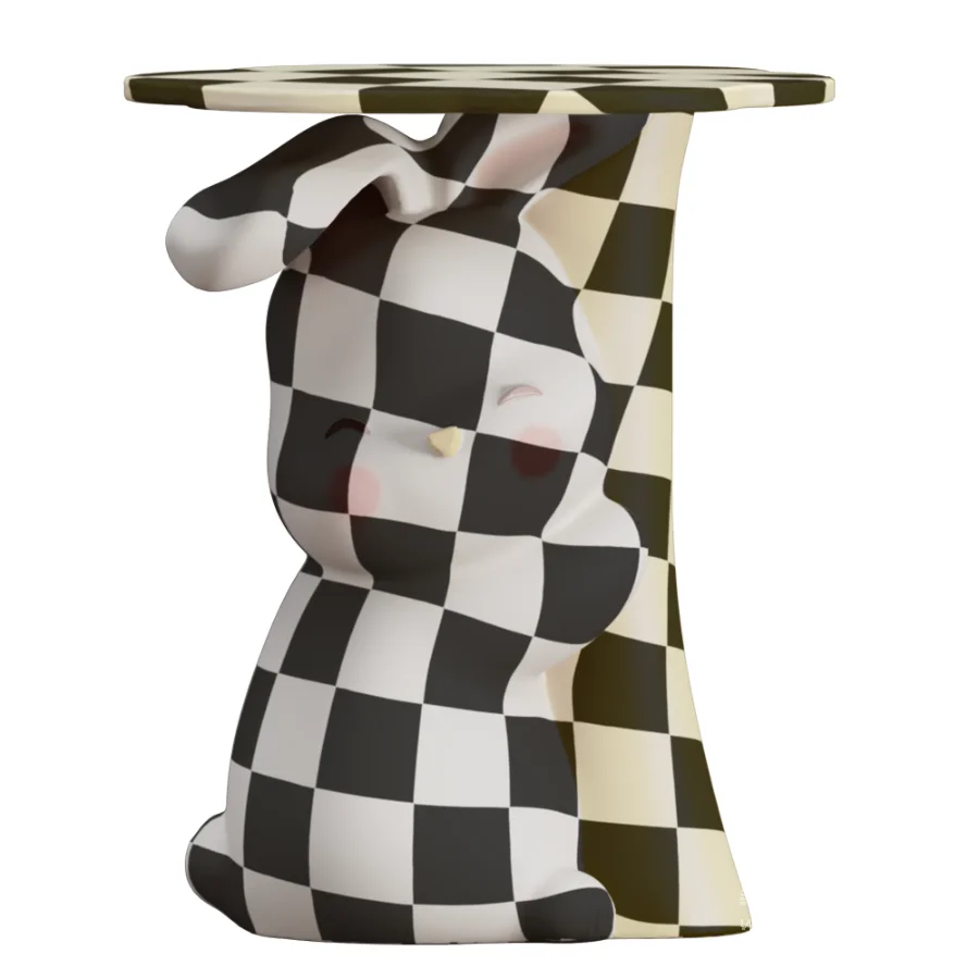 Rabbit_Pedestal_Table_Kids_Room_Decor - Image 2