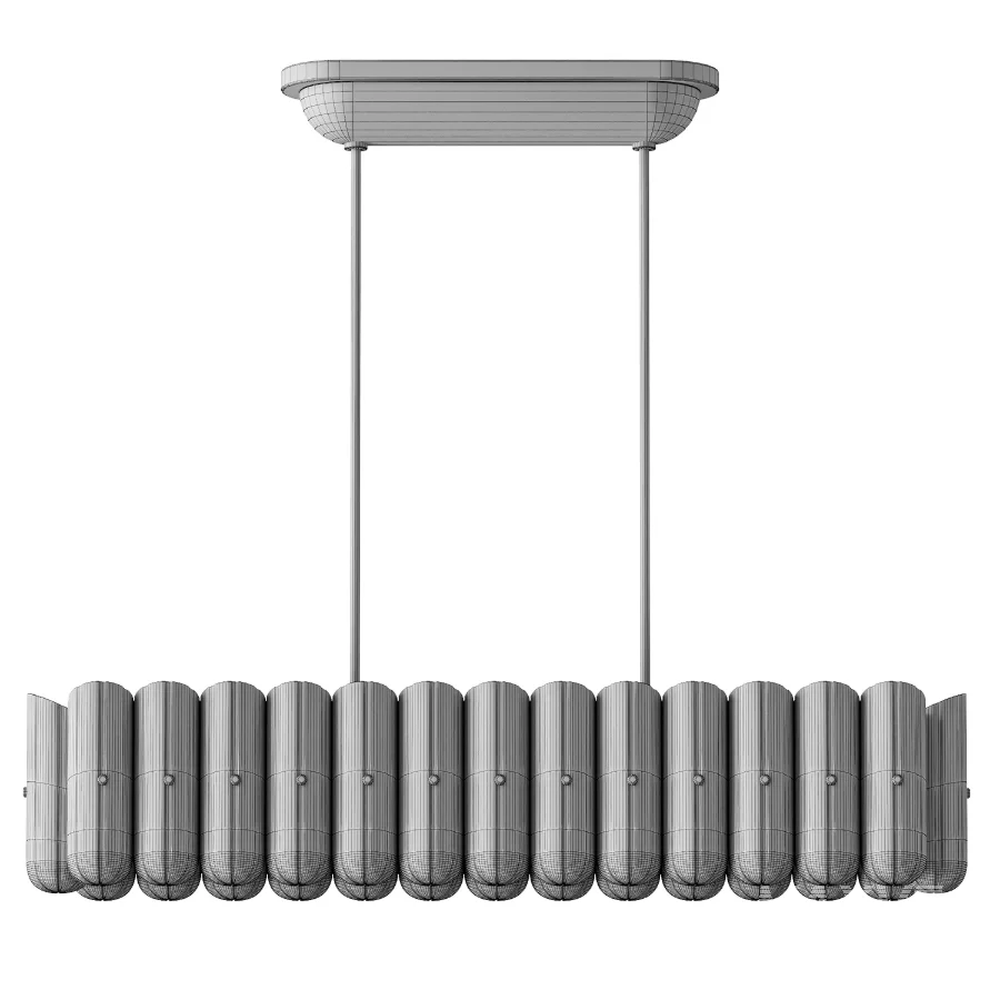 Rejuvenation Roll and Hill Lorna Linear Chandelier - Image 4