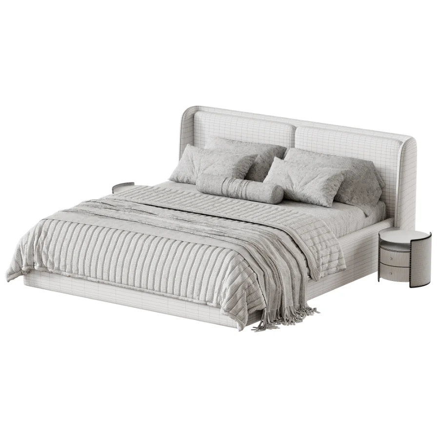 Shell Double Bed by Luzaro - Image 4