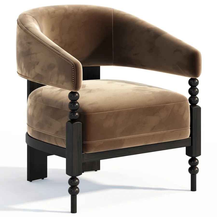 French Retro Arimchair - Image 2