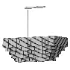 Sirene Smoke Glass Rectangular Chandelier 59 - Thumbnail 3