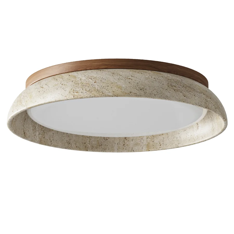 Docos Piedra Travertine Ceiling Light - Image 2