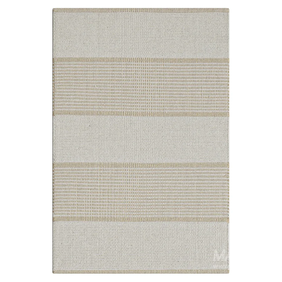 La Mirada Wheat Handwoven Cotton Rug - Image 2
