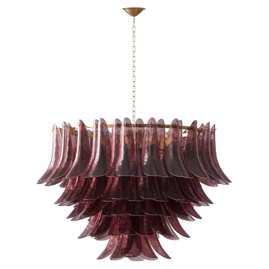 Large Modern Italian Murano Chandelier Palma EL151 - Image 2