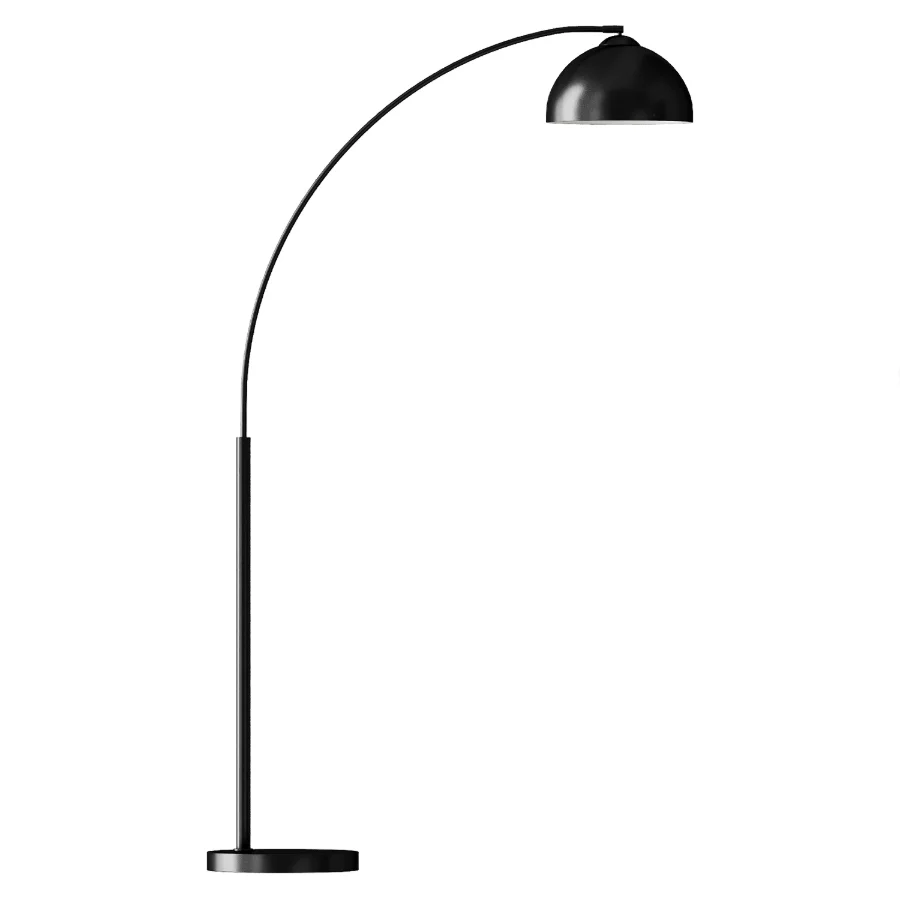 Dome Black Arc Retro Floor Lamp - Image 2