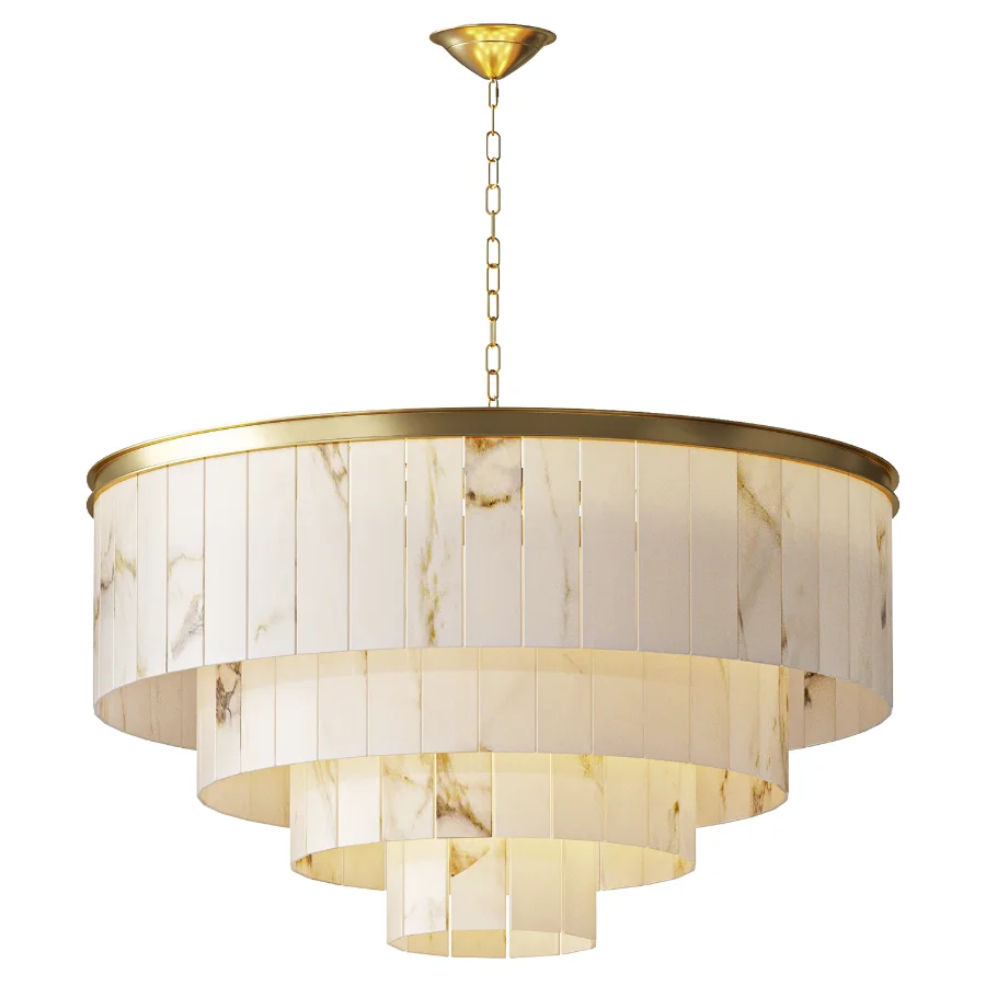 Windham Alabaster Chandelier - Image 1