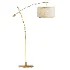 Possini Euro Raymond Warm Gold Adjustable Boom Arc Floor Lamp - Thumbnail 3
