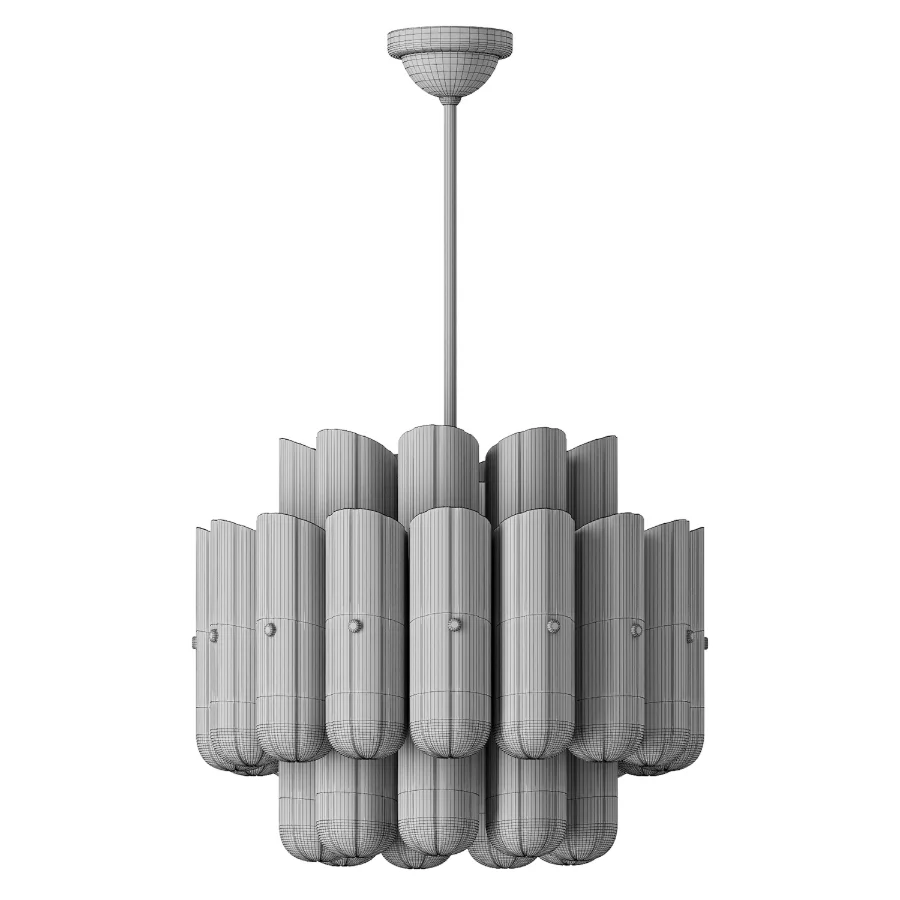 Rejuvenation Roll and Hill Lorna Double Tier Chandelier - Image 4