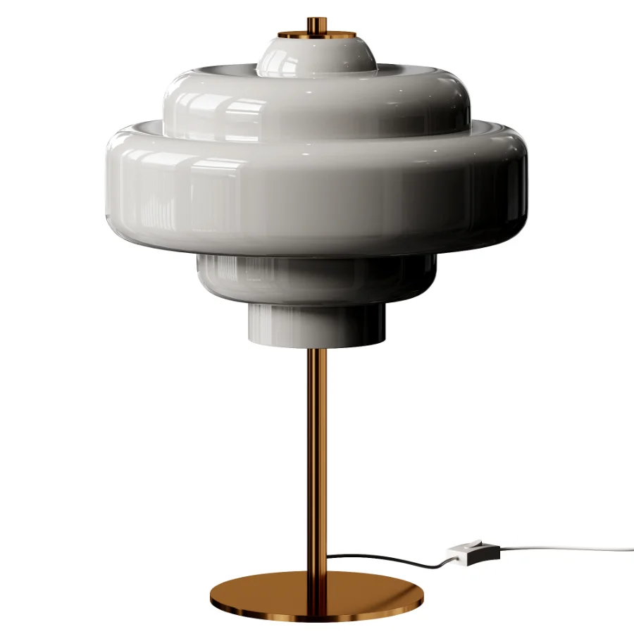 Westwing Collection Millie Glass Table Lamp - Image 2