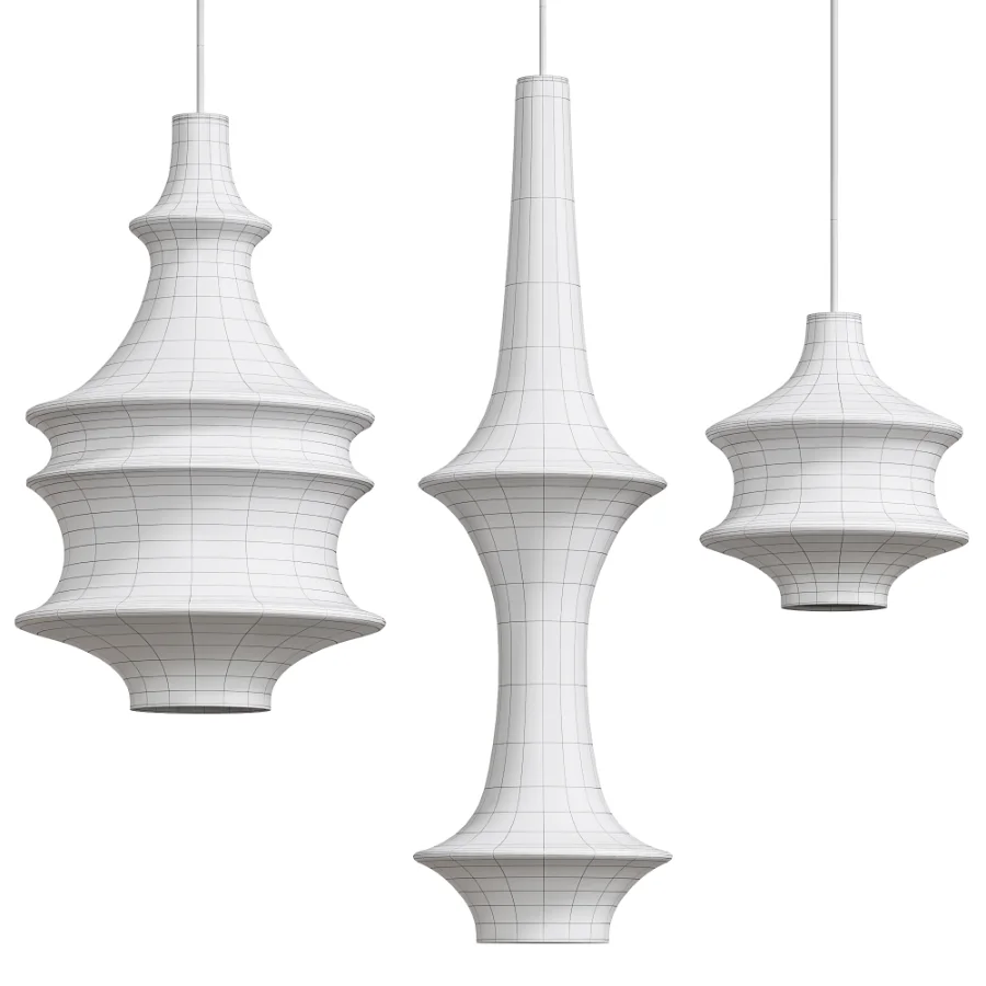 Saint III Crochet Pendant Lamp - Image 2