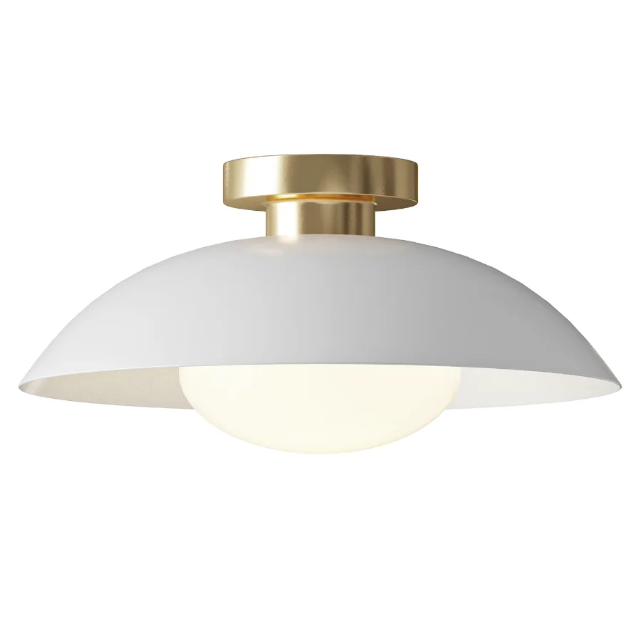 West Elm Bezel Glass Flush mount - Image 2