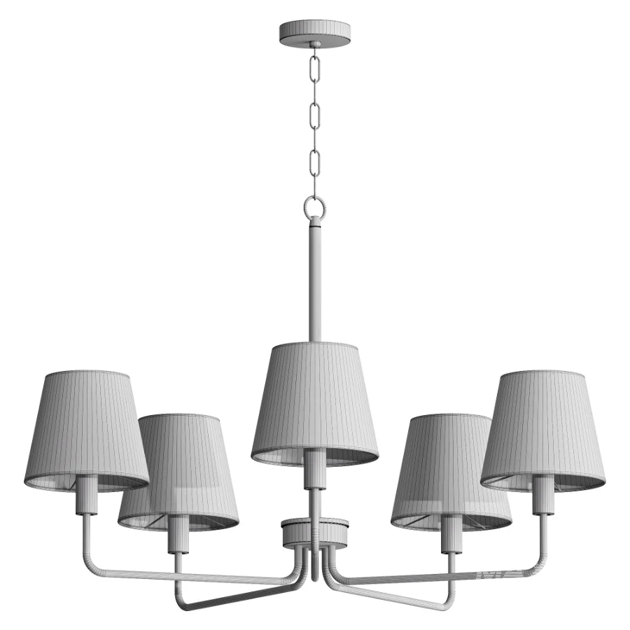 Farmhouse Gold Chandelier - Image 2