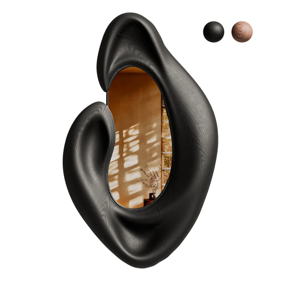 Sculptural Organic Mirror - Image 1