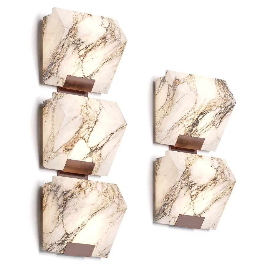 Alabaster Staircase Wall Lamp - Image 2