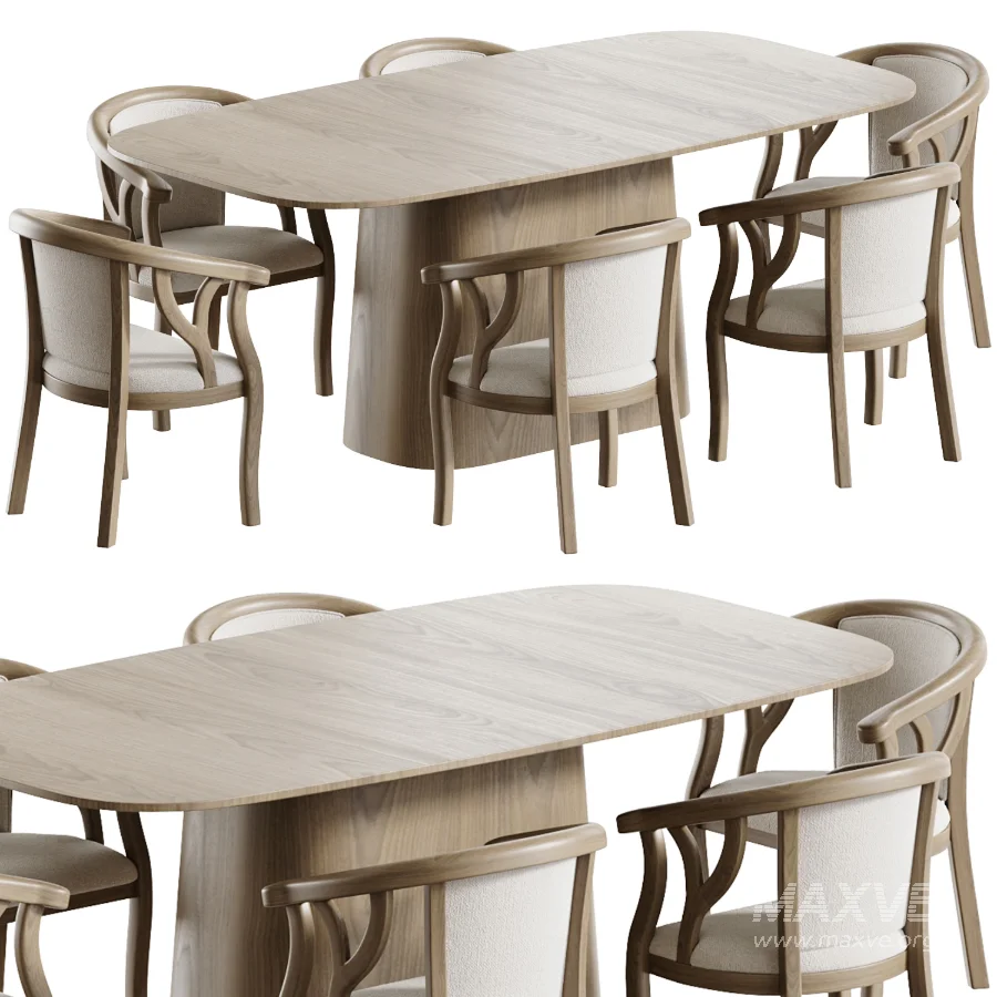Dining set 027 - Image 1