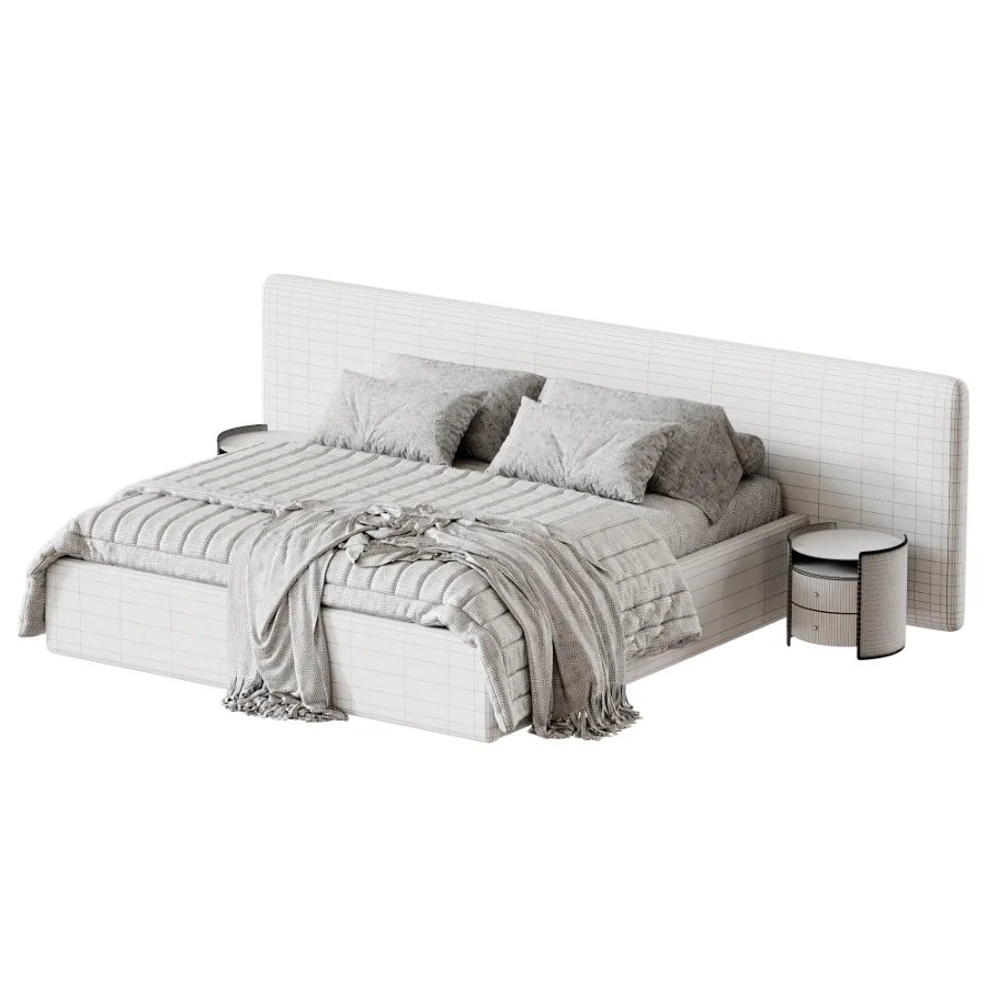 Japandi Double Bed - Image 5