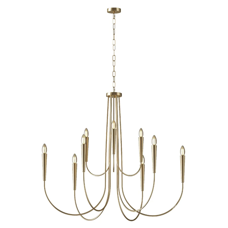 Otho 9 Light Oversize Candle Style Classic Chandelier - Image 2